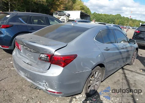 2016 Acura Tlx V6 Tech z USA, uszkodzony, nr VIN 19UUB3F50GA001042